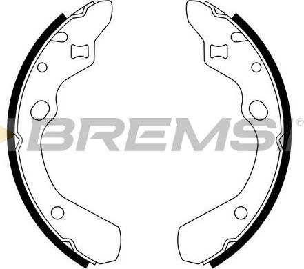 Bremsi GF0775 - Комплект тормозных колодок, барабанные autospares.lv