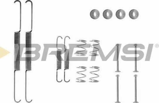 Bremsi SK0507 - Комплектующие, барабанный тормозной механизм autospares.lv