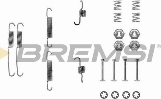Bremsi SK0673 - Комплектующие, барабанный тормозной механизм autospares.lv