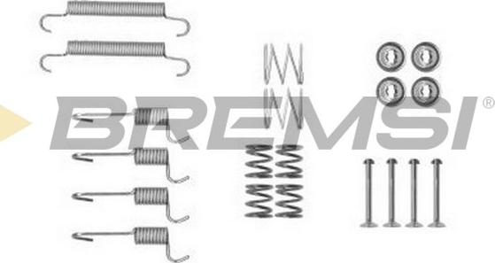 Bremsi SK0008 - Комплектующие, барабанный тормозной механизм autospares.lv