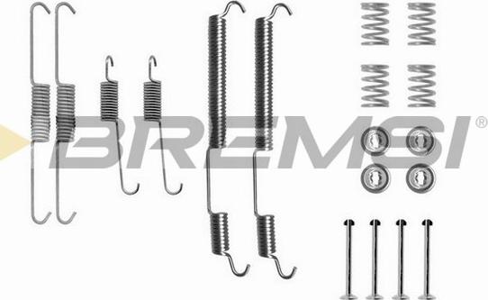 Bremsi SK0753 - Комплектующие, барабанный тормозной механизм autospares.lv