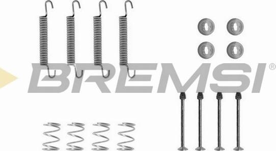 Bremsi SK0711 - Комплектующие, барабанный тормозной механизм autospares.lv