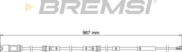 Bremsi WI0936 - Сигнализатор, износ тормозных колодок autospares.lv