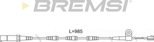 Bremsi WI0695 - Сигнализатор, износ тормозных колодок autospares.lv