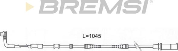 Bremsi WI0683 - Сигнализатор, износ тормозных колодок autospares.lv