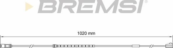 Bremsi WI0788 - Сигнализатор, износ тормозных колодок autospares.lv