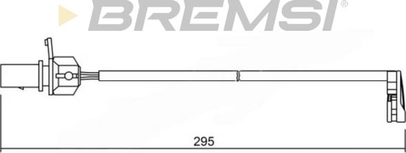 Bremsi WI0723 - Сигнализатор, износ тормозных колодок autospares.lv