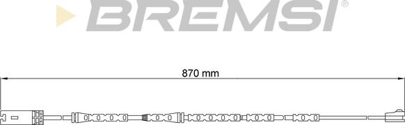 Bremsi WI0774 - Сигнализатор, износ тормозных колодок autospares.lv