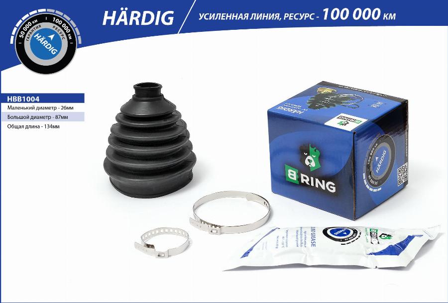 B-RING HBB1004 - Пыльник, приводной вал autospares.lv