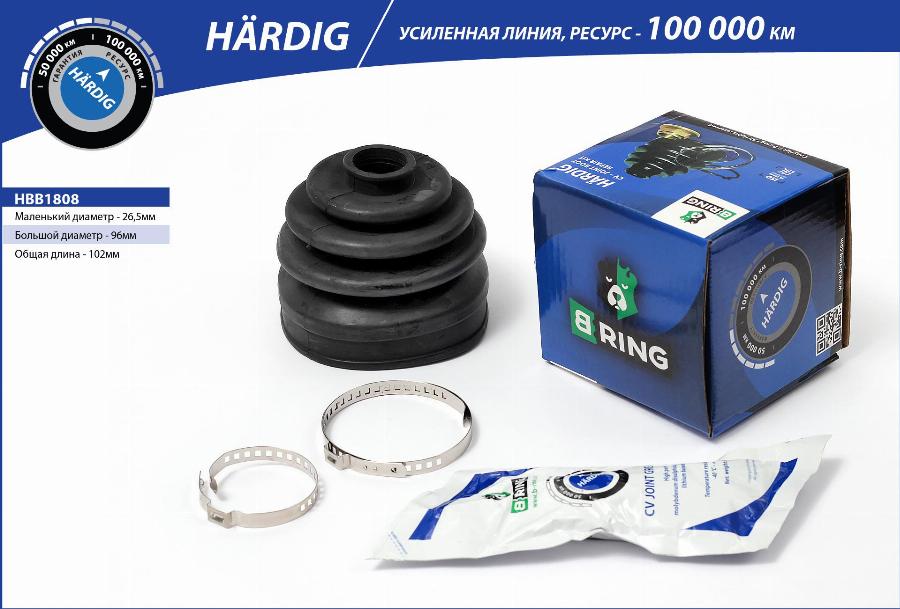 B-RING HBB1808 - Пыльник, приводной вал autospares.lv