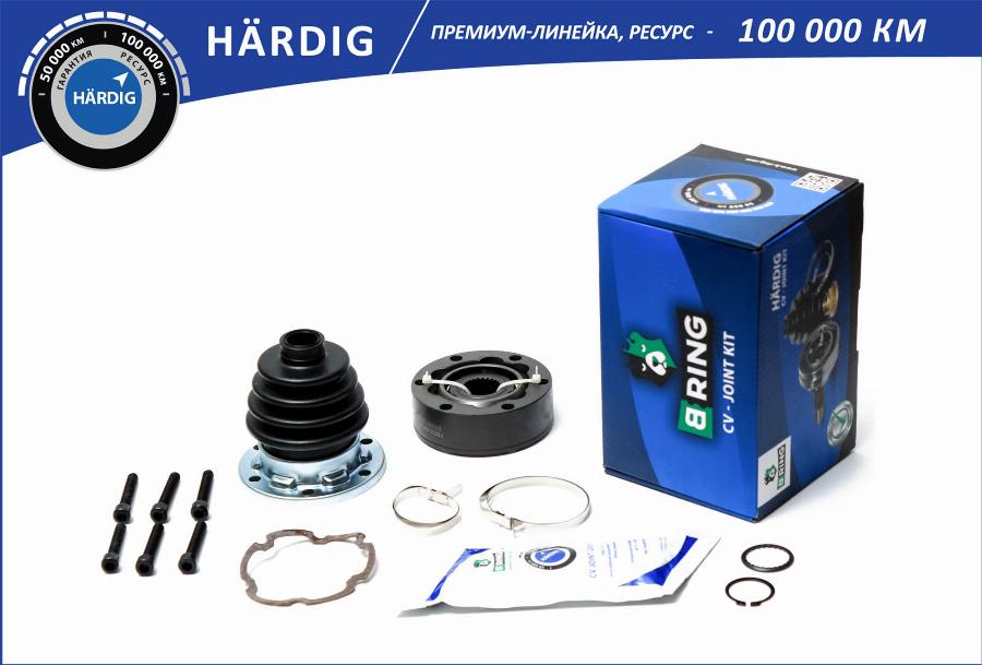 B-RING HBIC1407 - Шарнирный комплект, ШРУС, приводной вал autospares.lv