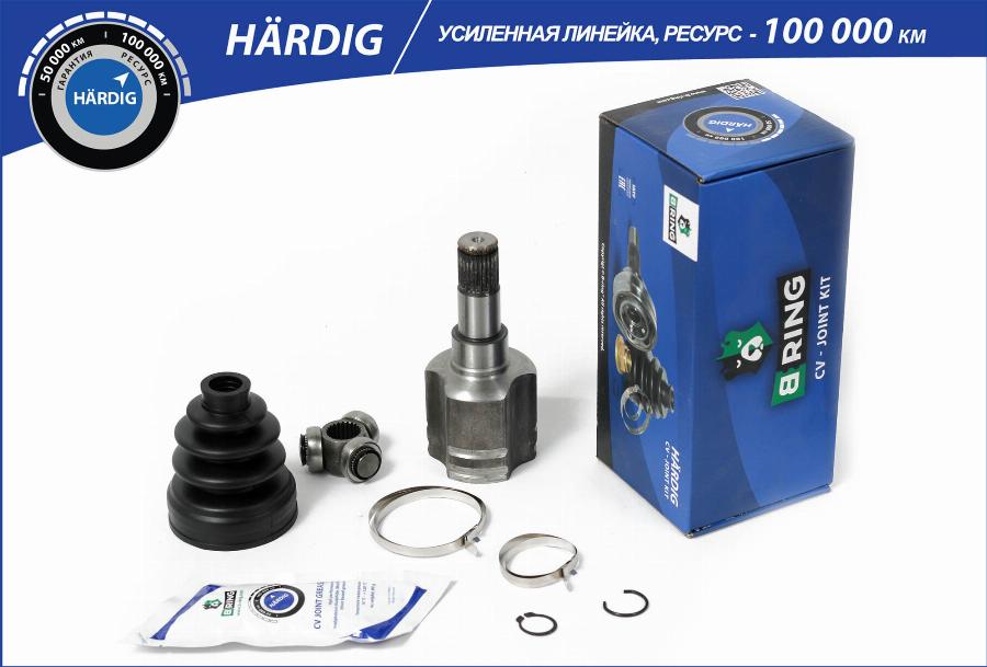 B-RING HBIC1411 - Шарнирный комплект, ШРУС, приводной вал autospares.lv