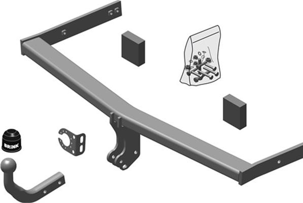 Brink 446600 - Прицепное устройство, фаркоп autospares.lv