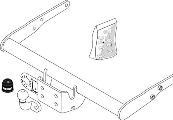 Brink 426900 - Прицепное устройство, фаркоп autospares.lv