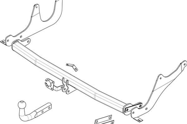 Brink 524100 - Прицепное устройство, фаркоп autospares.lv