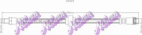 Brovex-Nelson H4419 - Тормозной шланг autospares.lv