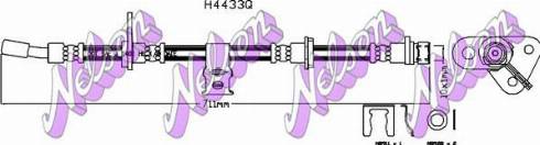 Brovex-Nelson H4433Q - Тормозной шланг autospares.lv