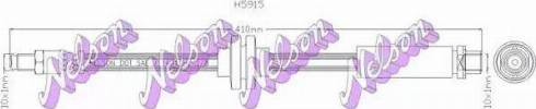 Brovex-Nelson H5915 - Тормозной шланг autospares.lv