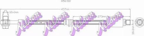 Brovex-Nelson H5631Q - Тормозной шланг autospares.lv