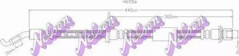 Brovex-Nelson H6556 - Тормозной шланг autospares.lv