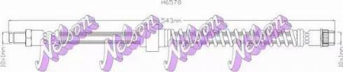 Brovex-Nelson H6578 - Тормозной шланг autospares.lv