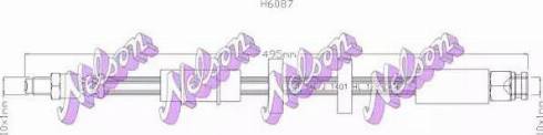 Brovex-Nelson H6087 - Тормозной шланг autospares.lv