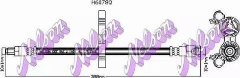 Brovex-Nelson H6078Q - Тормозной шланг autospares.lv