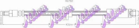 Brovex-Nelson H6782 - Тормозной шланг autospares.lv