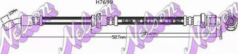 Brovex-Nelson H7699 - Тормозной шланг autospares.lv