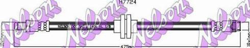 Brovex-Nelson H7724 - Тормозной шланг autospares.lv