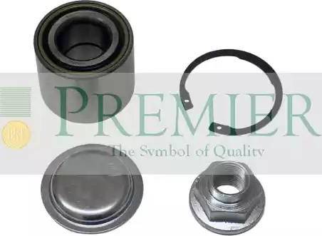 BRT Bearings PWK1709 - Подшипник ступицы колеса, комплект autospares.lv