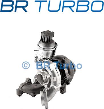 BR Turbo 54409880036RS - Турбина, компрессор autospares.lv