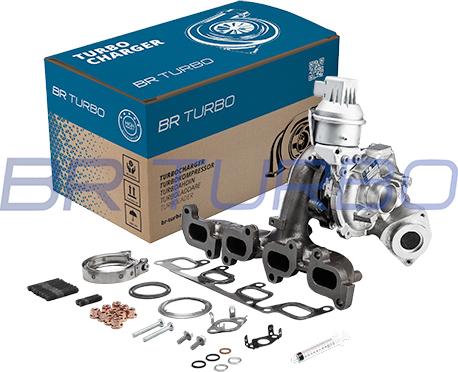 BR Turbo 54409880036RSM - Турбина, компрессор autospares.lv