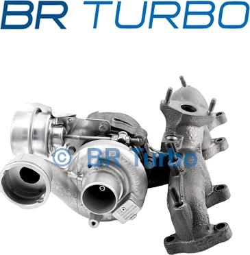 BR Turbo 54399880057RS - Турбина, компрессор autospares.lv