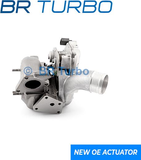 BR Turbo 53049880054RS - Турбина, компрессор autospares.lv