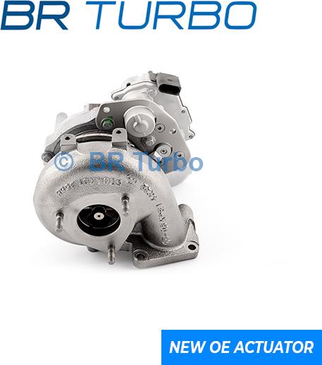 BR Turbo 53049880054RS - Турбина, компрессор autospares.lv