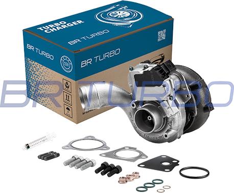 BR Turbo 53049880054RSM - Турбина, компрессор autospares.lv