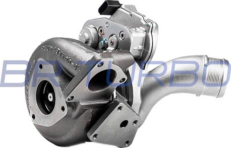 BR Turbo 53049880054RS - Турбина, компрессор autospares.lv