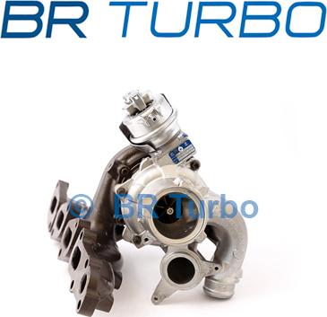 BR Turbo 53039880543RS - Турбина, компрессор autospares.lv