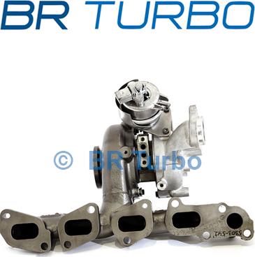 BR Turbo 53039880542RS - Турбина, компрессор autospares.lv