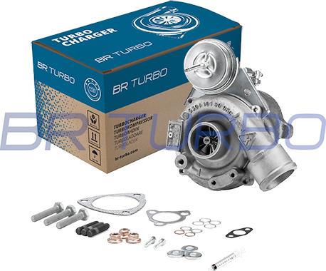 BR Turbo 53039880029RSM - Турбина, компрессор autospares.lv