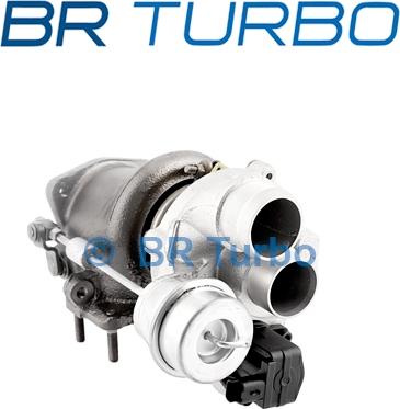 BR Turbo 53039880163RS - Турбина, компрессор autospares.lv