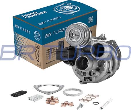 BR Turbo 53039880163RSM - Турбина, компрессор autospares.lv