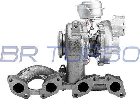 BR Turbo 724930-5001RS - Турбина, компрессор autospares.lv