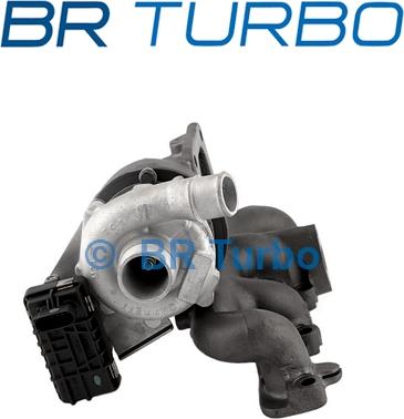 BR Turbo 728680-5001RS - Турбина, компрессор autospares.lv