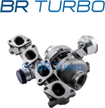 BR Turbo BRT6847 - Турбина, компрессор autospares.lv