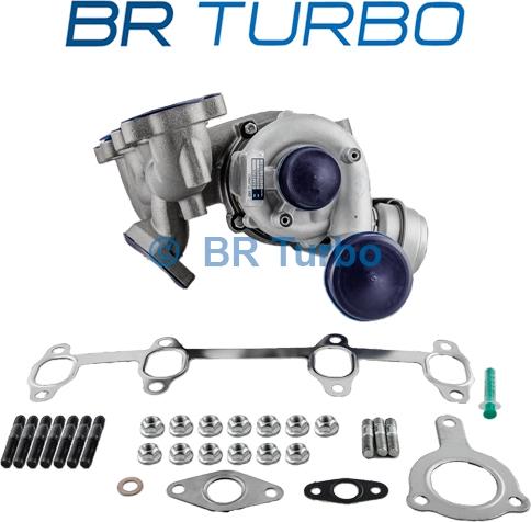 BR Turbo BRT6834 - Турбина, компрессор autospares.lv