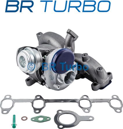 BR Turbo BRT6832 - Турбина, компрессор autospares.lv