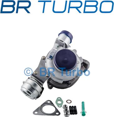 BR Turbo BRTX4051 - Турбина, компрессор autospares.lv