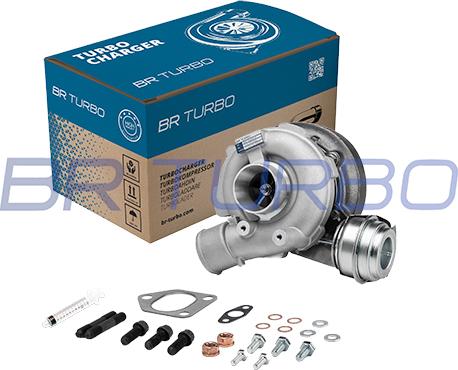 BR Turbo BRTX4012M - Турбина, компрессор autospares.lv